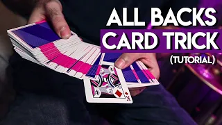 Learn The Visual 'ALL BACKS' Card Trick!! (Magic Tutorial Explained)