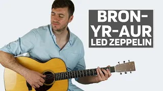 Bron-Yr-Aur by Led Zeppelin (Jimmy Page) Cover - Six String Fingerpicking