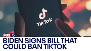 Biden signs bill that could ban TikTok