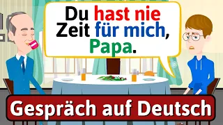 Deutsch lernen mit Dialogen (Vater und Sohn) Gespräch auf Deutsch - LEARN GERMAN