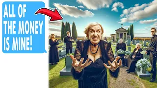 Greedy Mother-In-Law Makes Scene And Falsely Claims Inheritance At Daughter's Funeral! Gets Nothing!