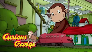 George plays with trains 🐵 Curious George 🐵Kids Cartoon 🐵 Kids Movies 🐵Videos for Kids