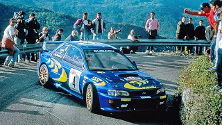 Best of Subaru Impreza WRC97-2000 tarmac action - with pure engine sounds