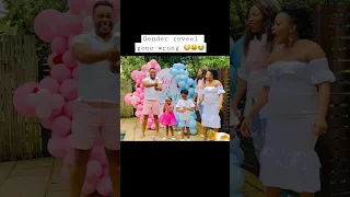 Gender Reveal Gone Wrong 😳😭🤰🏽 #shorts #genderreveal