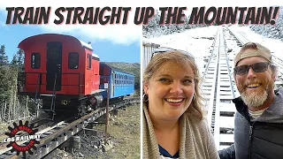 We went STRAIGHT UP A MOUNTAIN! Mount Washington Cog Railway in New Hampshire (RV East Coast Trip)