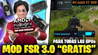 MEJORAS y COMO INSTALAR "GRATIS" MOD FSR 3 FRAME GENERATION para TODAS LAS TARJETAS GRAFICAS