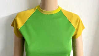 ⭐️ The Technique of Sewing a Collar that connects to the Sleeve for Beginners