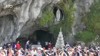 Chapelet du 9 avril 2023 à Lourdes