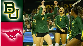 Baylor vs SMU Highlights | NCAA Women's Volleyball | 2023 College Volleyball Highlights