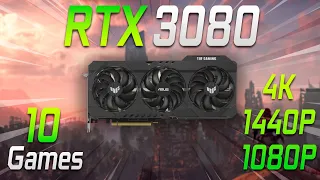 ASUS TUF RTX 3080 OC - 10 Games Benchmarked In 1080P, 1440P & 4K