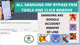 ALL SAMSUNG FRP BYPASS { SAMSUNG A02 FRP BYPASS TOOLS}