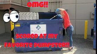 WOW!!  DUMPSTER DIVING AT MICHAELS, BATH AND BODY WORKS AND MORE!!    ALL FREE!!