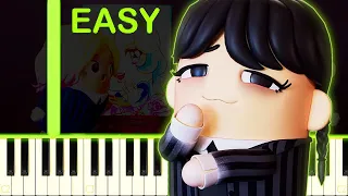 SIGMA WEDNESDAY (3D) SONG - EASY Piano Tutorial