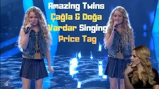 Amazing Twins Çağla & Doğa Vardar Singing Price Tag | Top Best Talent