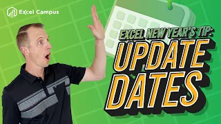 Update Dates in Excel: Update the New Year in Excel