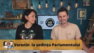 Voronin la ședința Parlamentului