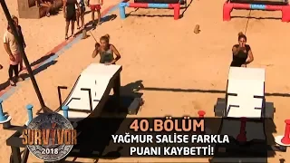 Yağmur salise farkla puanı kaybetti! | 40.Bölüm | Survivor 2018