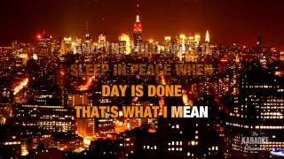 Feeling Good in the style of Michael Bublé | Karaoke with Lyrics