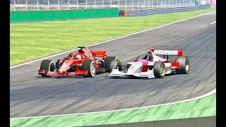 Ferrari F1 2018 vs IndyCar 1999 - Monza