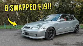 THIS *B16 SWAPPED* CIVIC EJ9 IS TOO FUN!!