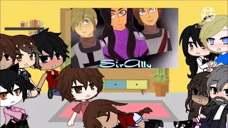 Mystreet parents + Aphmau and Aaron react to memes and amvs || part 2 || gacha club ||