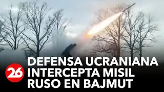 UCRANIA | Eficaz acción militar en Bajmut: así interceptó las fuerzas ucranianas un misil ruso