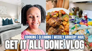 GET IT ALL DONE VLOG | ALDI WEEKLY GROCERY HAUL | COOK WITH ME | CLEANING MOTIVATION | HOMEMAKING