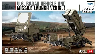 HG P805 U.S Missile Launch Vehicle + HG P804 U.S Radar Vehicle Parts,HG Models P804 P805 Military.