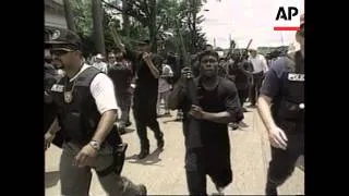 USA - KKK/Black Panther rally