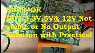 Computer SMPS power supply repair with HS8110 IC