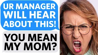 Entitled Karen THREATENS to SPEAK TO THE MANAGER... which is MY MOM - Reddit Business Podcast