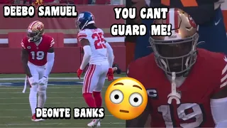 ‘ROOKIE’ Deonte Banks MEETS DEEBO Samuel! 😳👀 (WR Vs CB) Giants Vs 49ers 2023 highlights