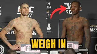 Israel Adesanya & Alex Pereira WEIGH IN #ufc287