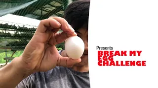 Break the egg challenge #strongpartof the eggs #factsabouteggs