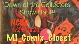 I’m Showing my Haul from The Dawn of the Collectors Show and a Raffle Win + New Comic Book Day 4/24!