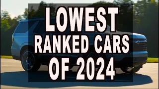 2024’s Worst-Rated Cars, Trucks and SUVs: You Might Be Driving One