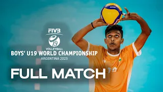 IND🇮🇳 vs. SLO🇸🇮  - Full Match | Boys' U19 World Championship | Pool B