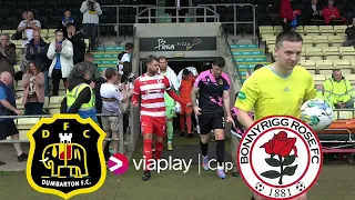 Dumbarton vs Bonnyrigg Rose + Manager Interview | Viaplay Cup Highlights