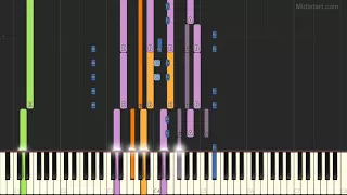 Lacrimosa - Das Schweigen (Instrumental Tutorial) [Synthesia]