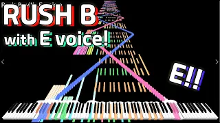 RUSH B but Piano says E