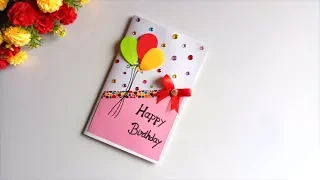 Beautiful Handmade Birthday Card idea -DIY GREETING cards for birthday