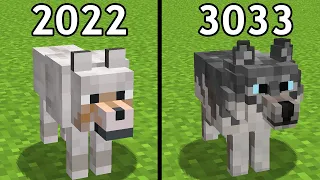 minecraft in 2022 vs 3033