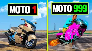 TRANSFORMEI MOTOS NORMAIS em MOTOS FUTURISTAS no GTA 5