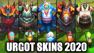 All Urgot Skins Spotlight 2020 (League of Legends)