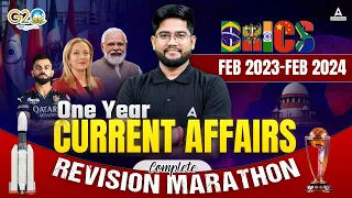 Last 12 Months Current Affairs🔥 | Feb 2023 to Feb 2024 Current Affairs |Current Affairs By Rohit Sir