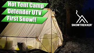 SnowTrekker Hot Tent Winter Camping in Canada