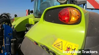 2022 Claas Arion 650 6.8 Litre 6-Cyl Diesel Tractor (175/185HP) with Lemken Plough