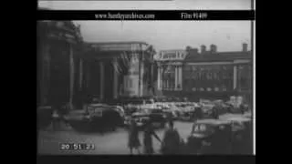 Dublin in the late 1940's.  Archive film 91409