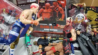 MASSIVE RINGSIDE EXCLUSIVE ACTION FIGURE UNBOXING ! FEATURING WWE + AEW ELITE 2 PACK BLOOD AND GUTS