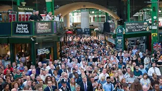 Walking London's BOROUGH MARKET 4K HDR • London Walking Tour